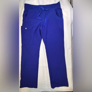 FIGS Technical Collection Royal Blue Scrub Pants - Size M
